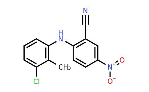 CAS 945299-67-2 | 2-((3-Chloro-2-methylphenyl)amino)-5-nitrobenzonitrile