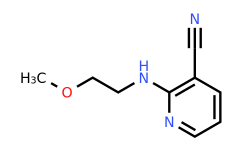 CAS 945347-61-5 | 2-((2-Methoxyethyl)amino)nicotinonitrile