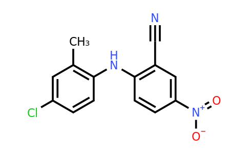 CAS 945367-47-5 | 2-((4-Chloro-2-methylphenyl)amino)-5-nitrobenzonitrile