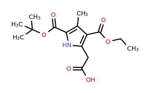 CAS 945381-56-6 | 2-{5-[(tert-butoxy)carbonyl]-3-(ethoxycarbonyl)-4-methyl-1H-pyrrol-2-yl}acetic acid