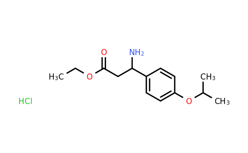 CAS 945419-73-8 | Ethyl 3-amino-3-(4-isopropoxyphenyl)propanoate hydrochloride