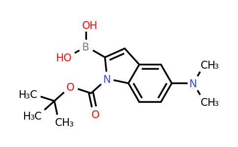 CAS 945493-49-2 | 2-borono-5-(dimethylamino)-1H-indole-1-carboxylic acid-1-(1,1-dimethylethyl) ester