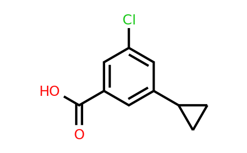 CAS 945717-58-8 | 3-chloro-5-cyclopropylbenzoic acid