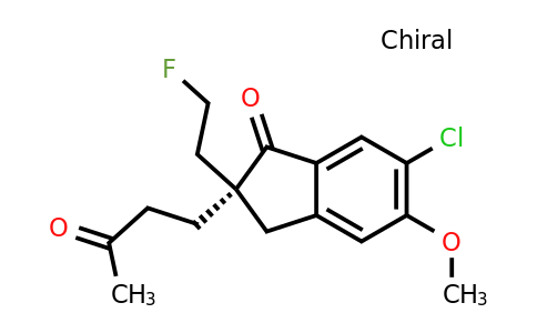 CAS 945726-52-3 | (S)-6-Chloro-2-(2-fluoroethyl)-5-methoxy-2-(3-oxobutyl)-2,3-dihydro-1H-inden-1-one