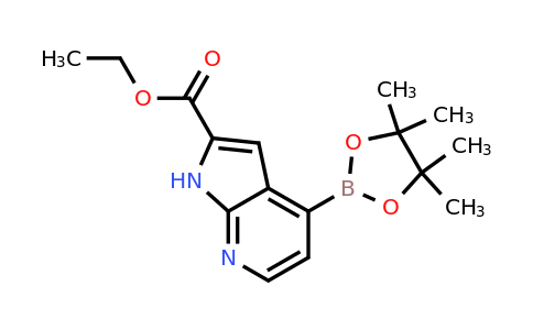 CAS 945865-21-4 | 4-(4,4,5,5-tetramethyl-1,3,2-dioxaborolan-2-yl)-1H-pyrrolo[2,3-b]pyridine-2-carboxylic acid ethyl ester