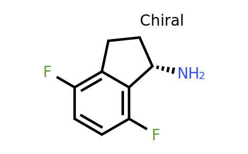 CAS 945950-79-8 | (1S)-4,7-Difluoro-2,3-dihydro-1H-inden-1-amine