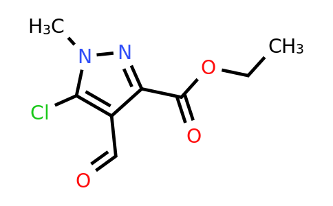 CAS 946061-21-8 | Ethyl 5-chloro-4-formyl-1-methyl-1H-pyrazole-3-carboxylate
