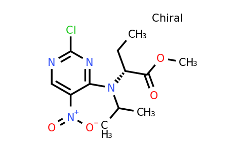 CAS 946161-16-6 | (R)-Methyl 2-((2-chloro-5-nitropyrimidin-4-yl)(isopropyl)amino)butanoate