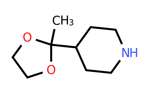 CAS 94626-55-8 | 4-(2-Methyl-1,3-dioxolan-2-yl)piperidine