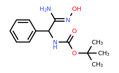 CAS 946385-09-7 | tert-Butyl (2-amino-2-(hydroxyimino)-1-phenylethyl)carbamate