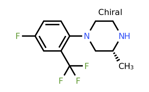 CAS 946399-84-4 | (3R)-1-(4-Fluoro-2-trifluoromethyl-phenyl)-3-methylpiperazine