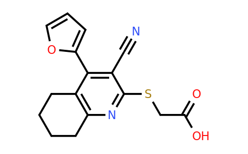 CAS 94640-13-8 | 2-{[3-cyano-4-(furan-2-yl)-5,6,7,8-tetrahydroquinolin-2-yl]sulfanyl}acetic acid