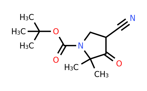 CAS 946497-94-5 | Tert-butyl 4-cyano-2,2-dimethyl-3-oxopyrrolidine-1-carboxylate