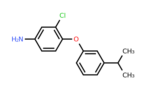 CAS 946662-62-0 | 3-Chloro-4-(3-isopropylphenoxy)aniline