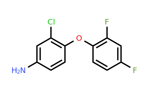 CAS 946662-64-2 | 3-Chloro-4-(2,4-difluorophenoxy)aniline