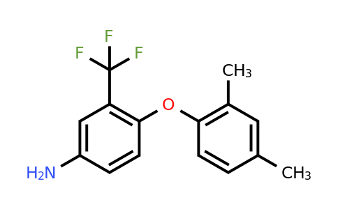 CAS 946662-79-9 | 4-(2,4-Dimethylphenoxy)-3-(trifluoromethyl)aniline