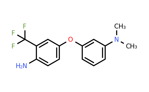 CAS 946663-17-8 | 3-(4-Amino-3-(trifluoromethyl)phenoxy)-N,N-dimethylaniline