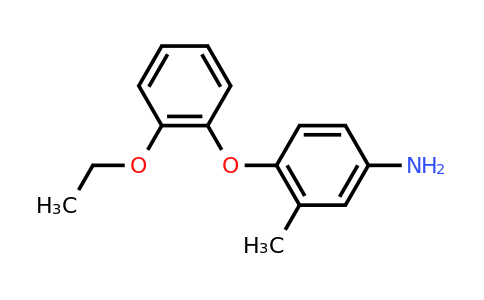 CAS 946663-52-1 | 4-(2-Ethoxyphenoxy)-3-methylaniline