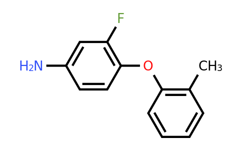 CAS 946663-97-4 | 3-Fluoro-4-(o-tolyloxy)aniline