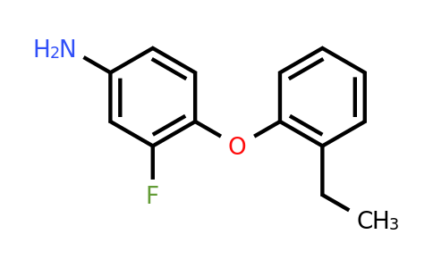CAS 946664-00-2 | 4-(2-Ethylphenoxy)-3-fluoroaniline
