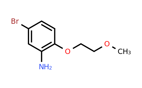 CAS 946664-81-9 | 5-bromo-2-(2-methoxyethoxy)aniline