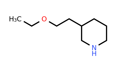 CAS 946682-08-2 | 3-(2-Ethoxyethyl)piperidine