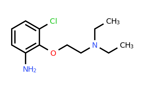 CAS 946682-23-1 | 3-Chloro-2-(2-(diethylamino)ethoxy)aniline