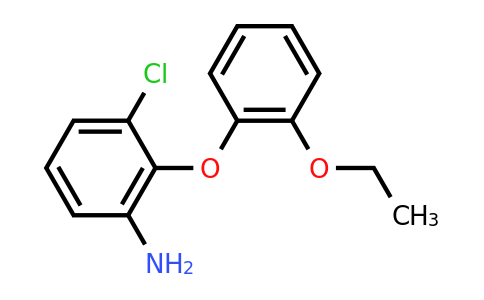CAS 946682-33-3 | 3-Chloro-2-(2-ethoxyphenoxy)aniline