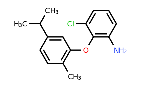 CAS 946682-34-4 | 3-Chloro-2-(5-isopropyl-2-methylphenoxy)aniline