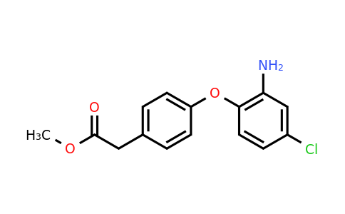 CAS 946682-60-6 | Methyl 2-(4-(2-amino-4-chlorophenoxy)phenyl)acetate