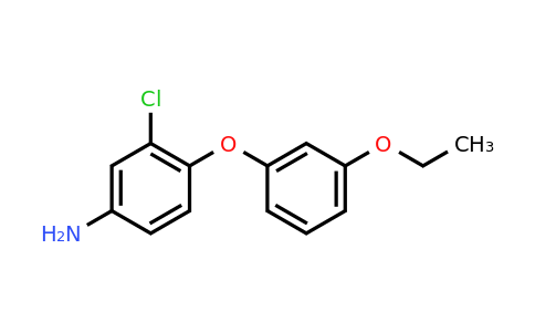 CAS 946697-24-1 | 3-Chloro-4-(3-ethoxyphenoxy)aniline