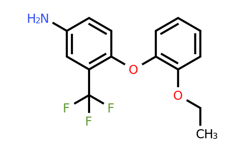 CAS 946697-52-5 | 4-(2-Ethoxyphenoxy)-3-(trifluoromethyl)aniline