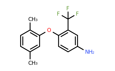 CAS 946697-58-1 | 4-(2,5-Dimethylphenoxy)-3-(trifluoromethyl)aniline