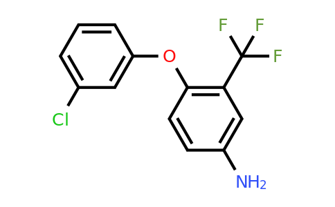 CAS 946697-61-6 | 4-(3-Chlorophenoxy)-3-(trifluoromethyl)aniline