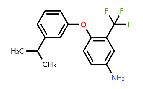 CAS 946697-67-2 | 4-(3-Isopropylphenoxy)-3-(trifluoromethyl)aniline
