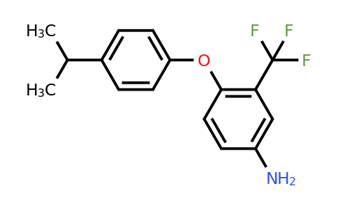 CAS 946697-76-3 | 4-(4-Isopropylphenoxy)-3-(trifluoromethyl)aniline