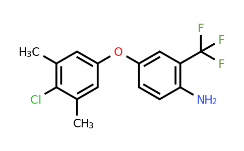 CAS 946698-24-4 | 4-(4-Chloro-3,5-dimethylphenoxy)-2-(trifluoromethyl)aniline