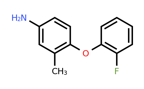 CAS 946698-56-2 | 4-(2-Fluorophenoxy)-3-methylaniline