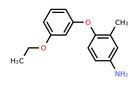 CAS 946698-89-1 | 4-(3-Ethoxyphenoxy)-3-methylaniline