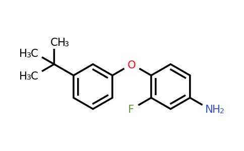 CAS 946699-13-4 | 4-(3-(tert-Butyl)phenoxy)-3-fluoroaniline