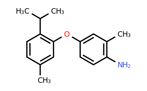 CAS 946699-66-7 | 4-(2-Isopropyl-5-methylphenoxy)-2-methylaniline