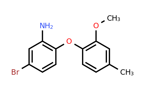 CAS 946700-38-5 | 5-Bromo-2-(2-methoxy-4-methylphenoxy)aniline