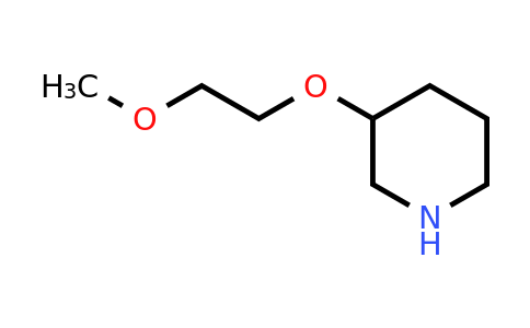 CAS 946714-09-6 | 3-(2-Methoxyethoxy)piperidine