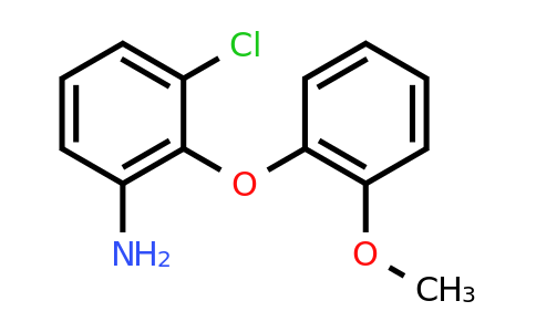 CAS 946714-63-2 | 3-Chloro-2-(2-methoxyphenoxy)aniline