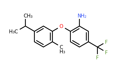 CAS 946715-42-0 | 2-(5-Isopropyl-2-methylphenoxy)-5-(trifluoromethyl)aniline