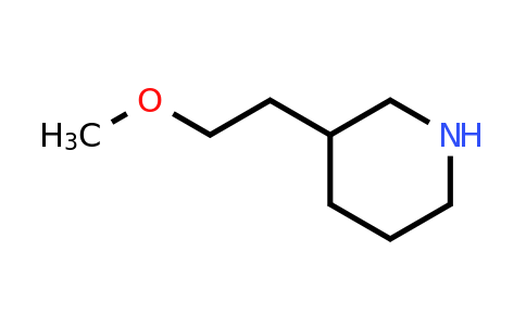 CAS 946715-83-9 | 3-(2-Methoxyethyl)piperidine