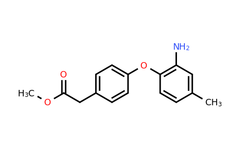 CAS 946716-02-5 | Methyl 2-(4-(2-amino-4-methylphenoxy)phenyl)acetate