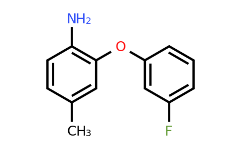 CAS 946716-39-8 | 2-(3-Fluorophenoxy)-4-methylaniline