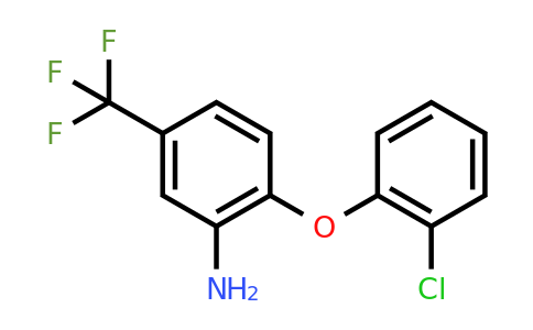 CAS 946727-99-7 | 2-(2-Chlorophenoxy)-5-(trifluoromethyl)aniline