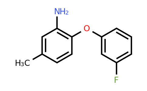 CAS 946728-41-2 | 2-(3-Fluorophenoxy)-5-methylaniline